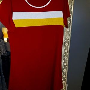 Maroon summer dress. That color is not listed here